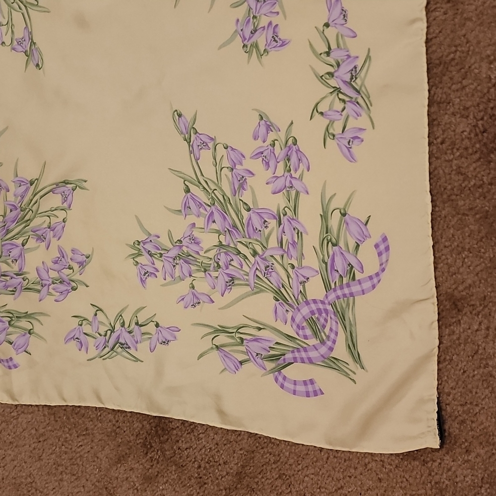 Burberry Silk Floral Square Scarf - Picture 3 of 13